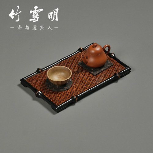 竹雪明|筇竹茶盘家用干泡盘