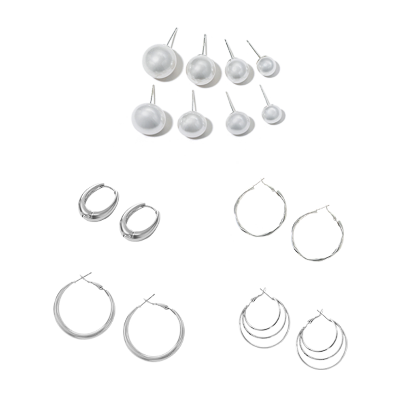 LIELRAM裂冉仿珍珠耳钉/素耳圈耳环,服饰配件/皮带/帽子/围巾,其他配件,淘宝优惠券,粉丝福利购,淘宝优惠卷