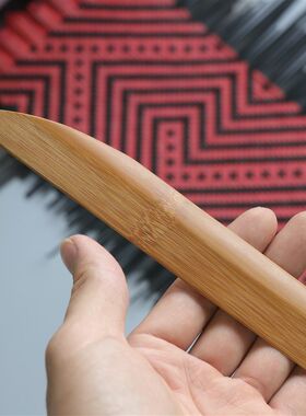 小宽竹工竹编工具 篾 平面编织 体验课工具 手工打磨碳化玉竹