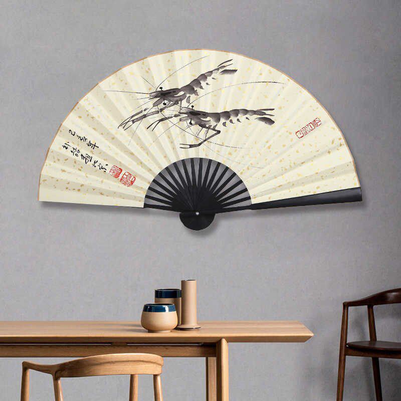超大空白扇子号大折扇墙上挂件饰宣绘画