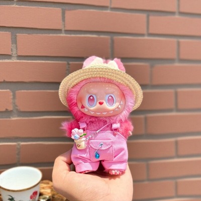 适用labubu希望娃衣123代背带裤