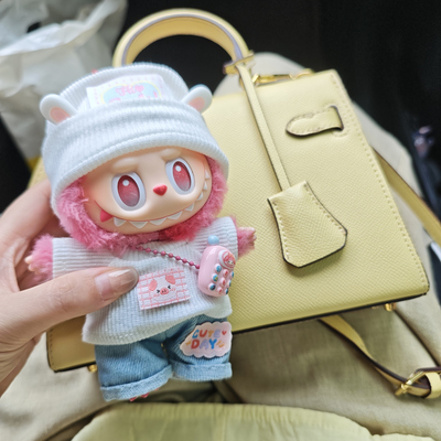 适用labubu娃衣拉布布忠诚衣服