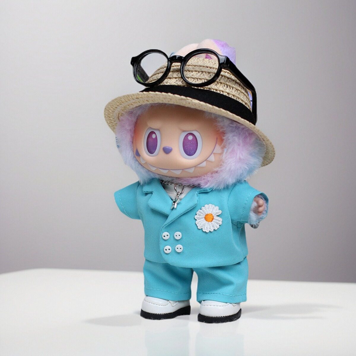 仅娃衣适用17cm权志龙拉布布娃衣GD同款搪胶labubu衣服薄荷绿西装,模玩/动漫/周边/娃圈三坑/桌游,棉花娃娃/毛绒玩具娃衣,淘宝优惠券,粉丝福利购,淘宝优惠卷