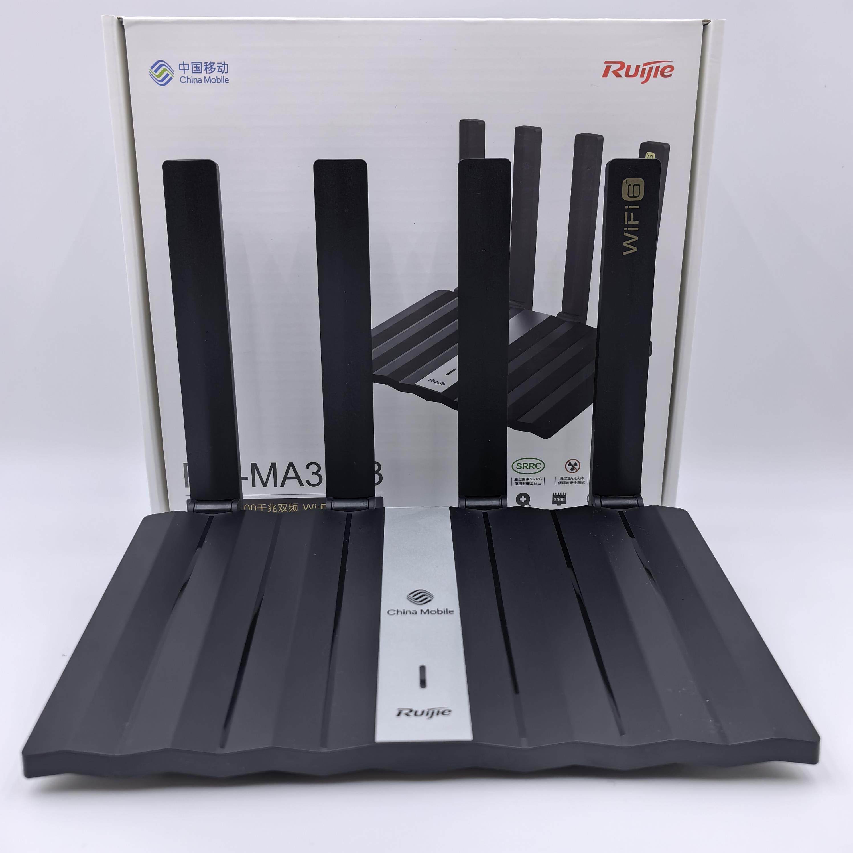 锐捷RG-MA3063千兆wifi6路由器3000M双频5G无线MA3032电信/移动版