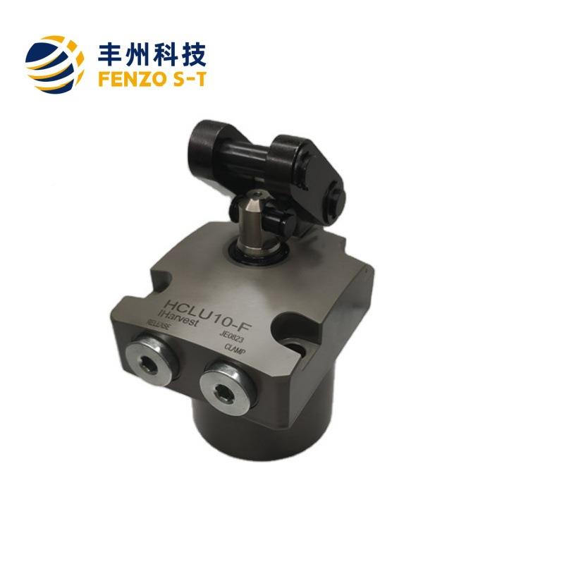 上法兰油压杠杆H支CLU液压复动连杆式夹EBS紧器微小气型油缸缸缸