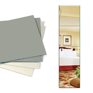 全身镜粘帖镜子墙镜穿衣镜无框镜宿舍学生镜卧室试衣镜