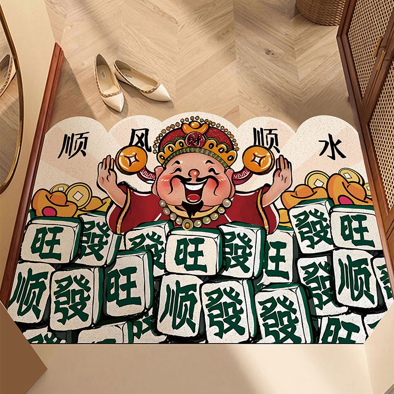 简约现代家用进门口地垫入户门垫防滑脚垫子门厅客厅踩脚地毯定制