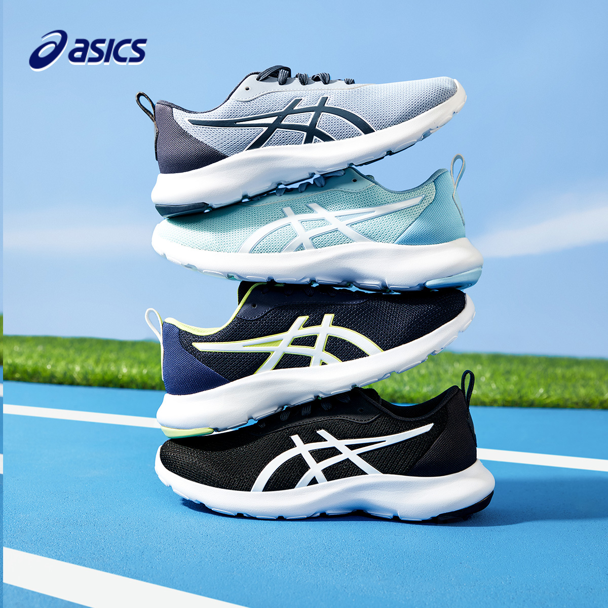 RUSSEL网眼鞋面，追求轻盈和透气性