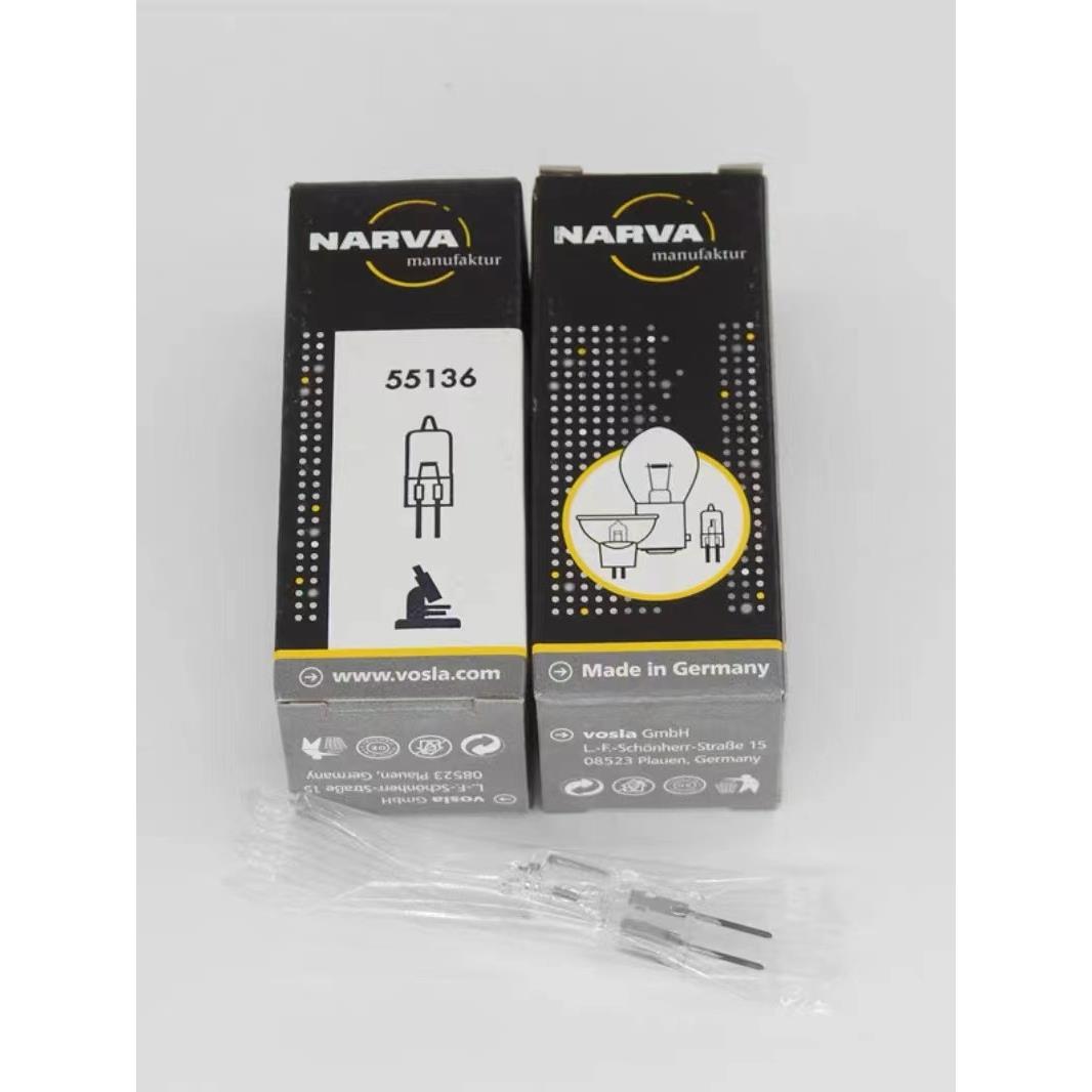 德国进口NARVA 55136 12V 20W (竖丝)分光度计灯泡G4竖丝米泡