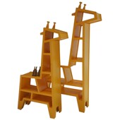 长颈鹿书架绘本馆儿童样板房软装 书柜幼儿园学校图书室阅读区书架