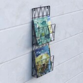 式 书架墙壁杂志架客厅宿舍壁挂报刊架书报架报纸架