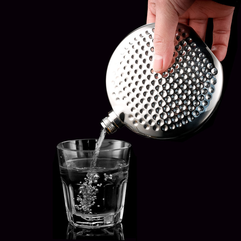 百诚小酒壶毫升两式加厚金属酒瓶