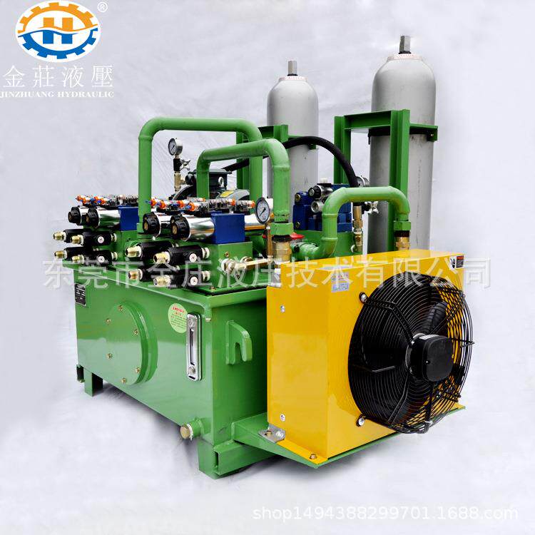 专设计 非家标液压系统CEN业压5.5KW+R1液站源头厂大功率油缸液压