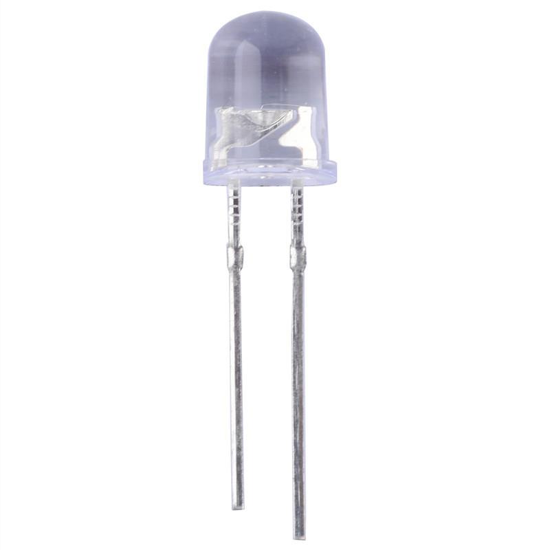 蓝光led灯珠f5蓝灯聚光高亮直插LED灯珠长 短脚5mm发光二极管