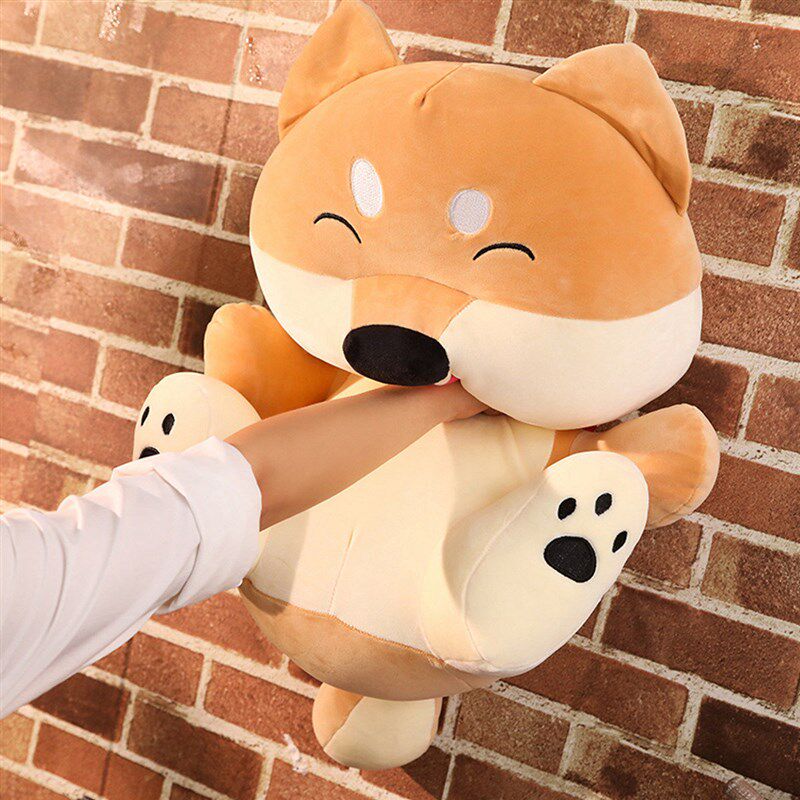 爱柴犬公仔毛绒女生睡觉抱枕韩国超萌玩偶少女心布娃娃