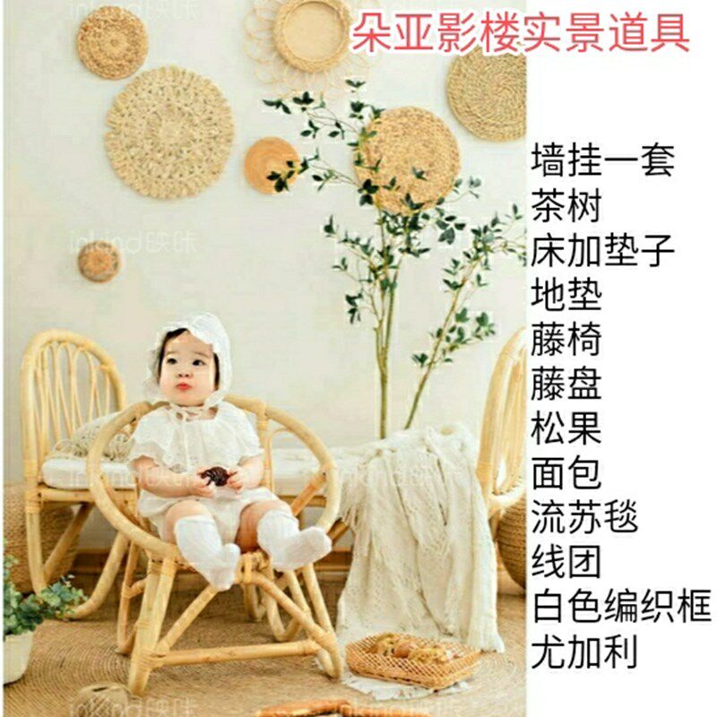 展会儿童实景制作摄影棚拍照道具实景修影楼实景