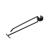 卡口线方管挂钩标价牌超市货架横梁展示商品手钩黑色