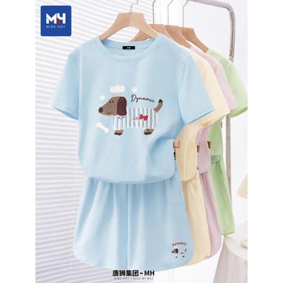 唐狮集团速干运动套装女夏两件套