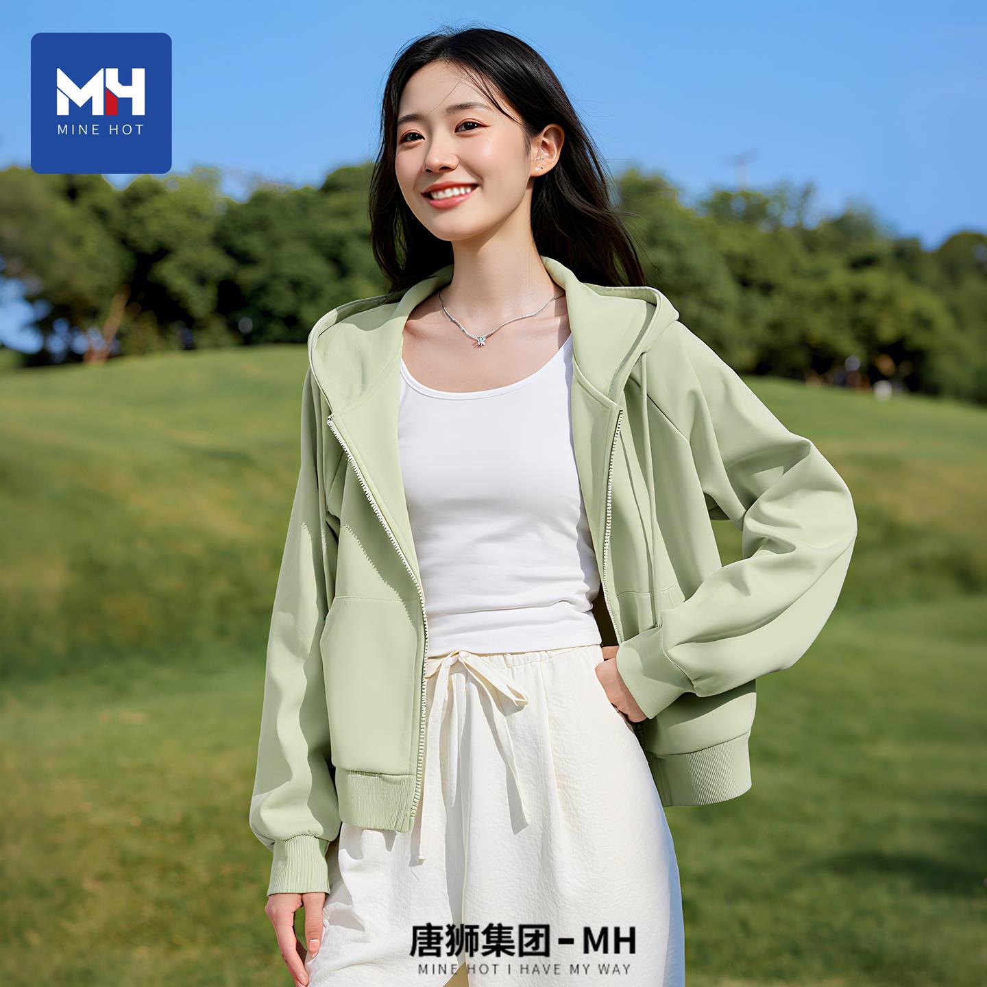 唐狮集团短款外套女2025开衫卫衣