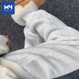 学生百搭休闲运动裤 秋冬保暖束脚裤 子女2025新款 唐狮集团MH加绒裤