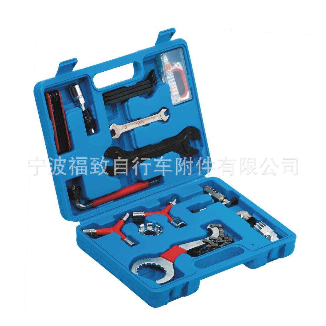 出口欧美家用高端自行车组装拆卸工具组合多规格山地车工具箱