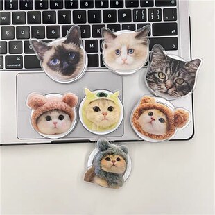 磁吸手滴胶气囊支架定制宝宝宠物照片异形伸缩