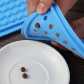 创意食品级硅胶迷你小号软胶圆球形冰格珍珠奶茶珍珠丸子模具带盖