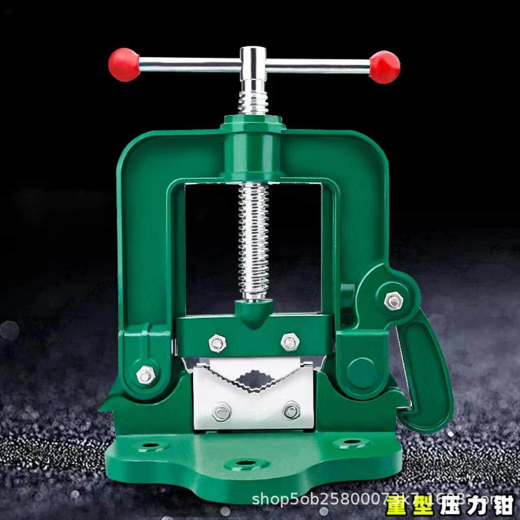 货源直供管子台虎钳2号3号4号龙门钳重型管子压力钳