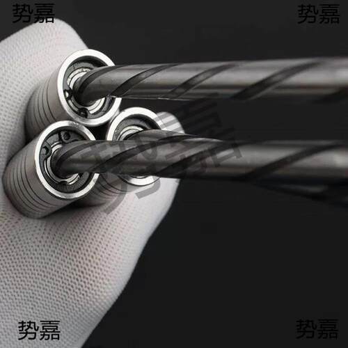 ll新款6轴承扎钩工地不锈钢扎丝钩高硬度螺纹钢筋钩麻花杆垒德株