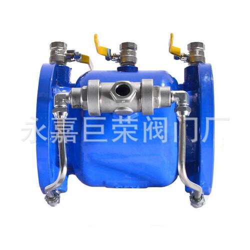 DN50 倒流防止器 LHS743X-10Q 球墨铸铁低阻力软密封法兰连接