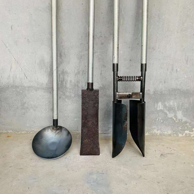挖土神器挖硬土夹锹对锨掏土挖电线杆洞神器挖树坑洛阳铲打洞移苗