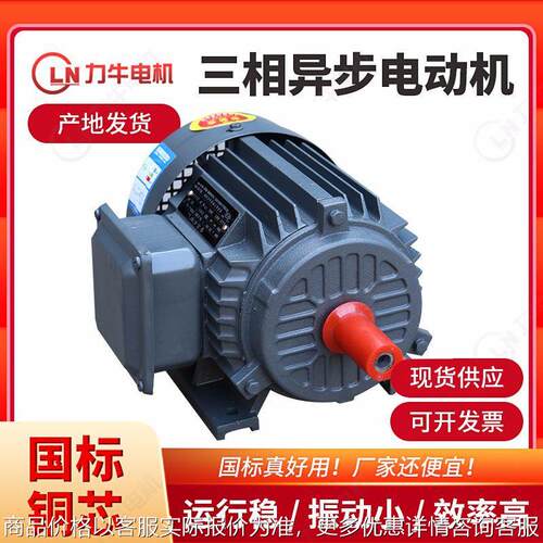 立式卧式三相异步电动机 纯铜线交流电机YE2-280M-6-55三相电机