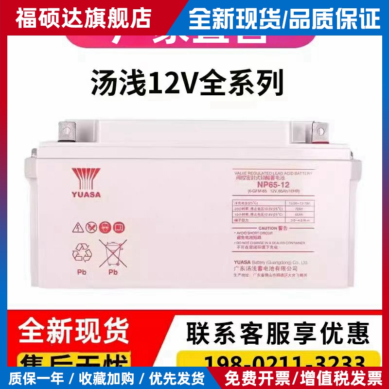 YUASA汤浅蓄电池NP-12V全系列100A120A65A40A38A24A18A17.2A7.5A