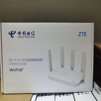 ZTE中兴E1630电信版WiFi6路由器3000Ｍ全千兆端口支持mesh组网