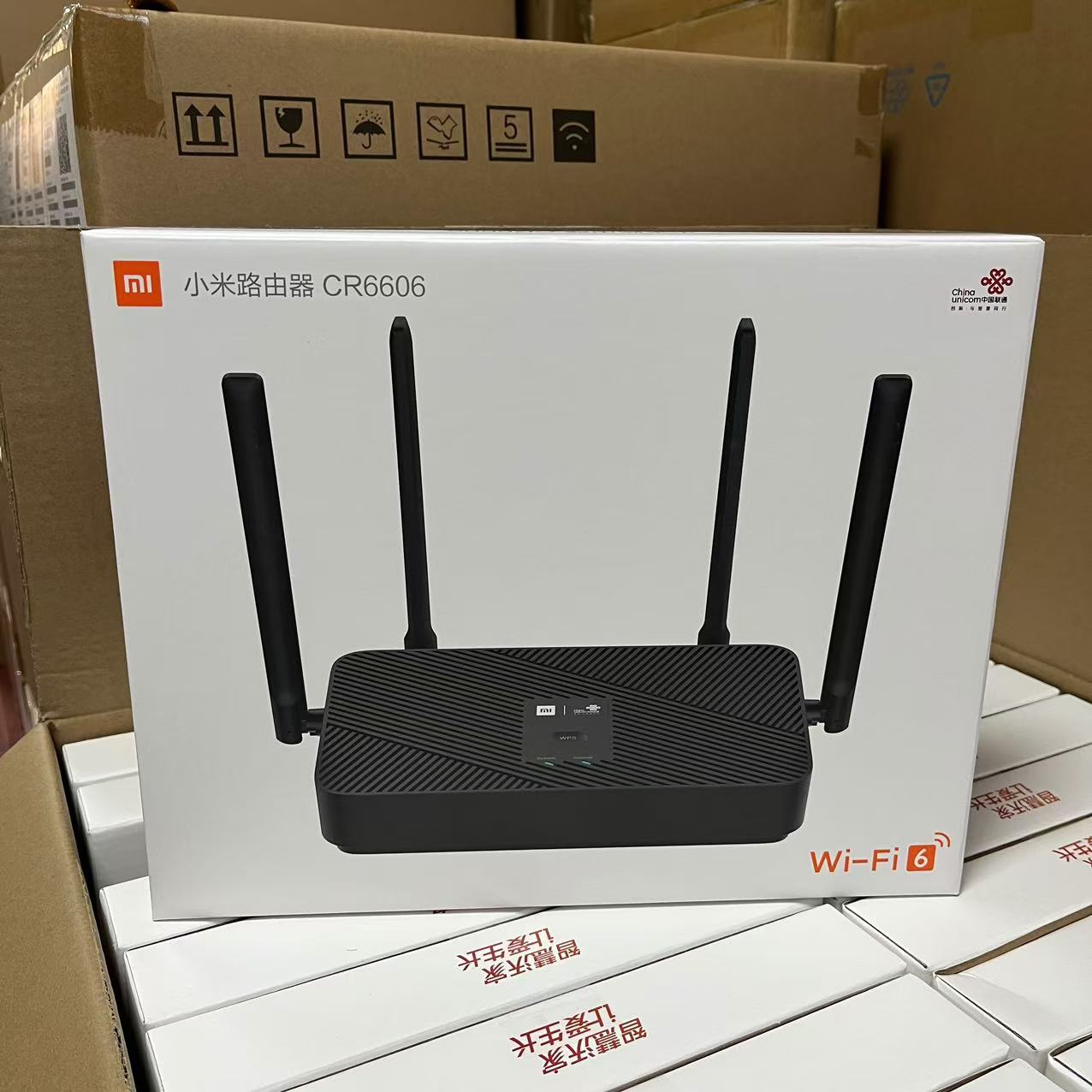 小米路由器CR6606联通版WIFI6双频AX1800支持MESH组网全千兆