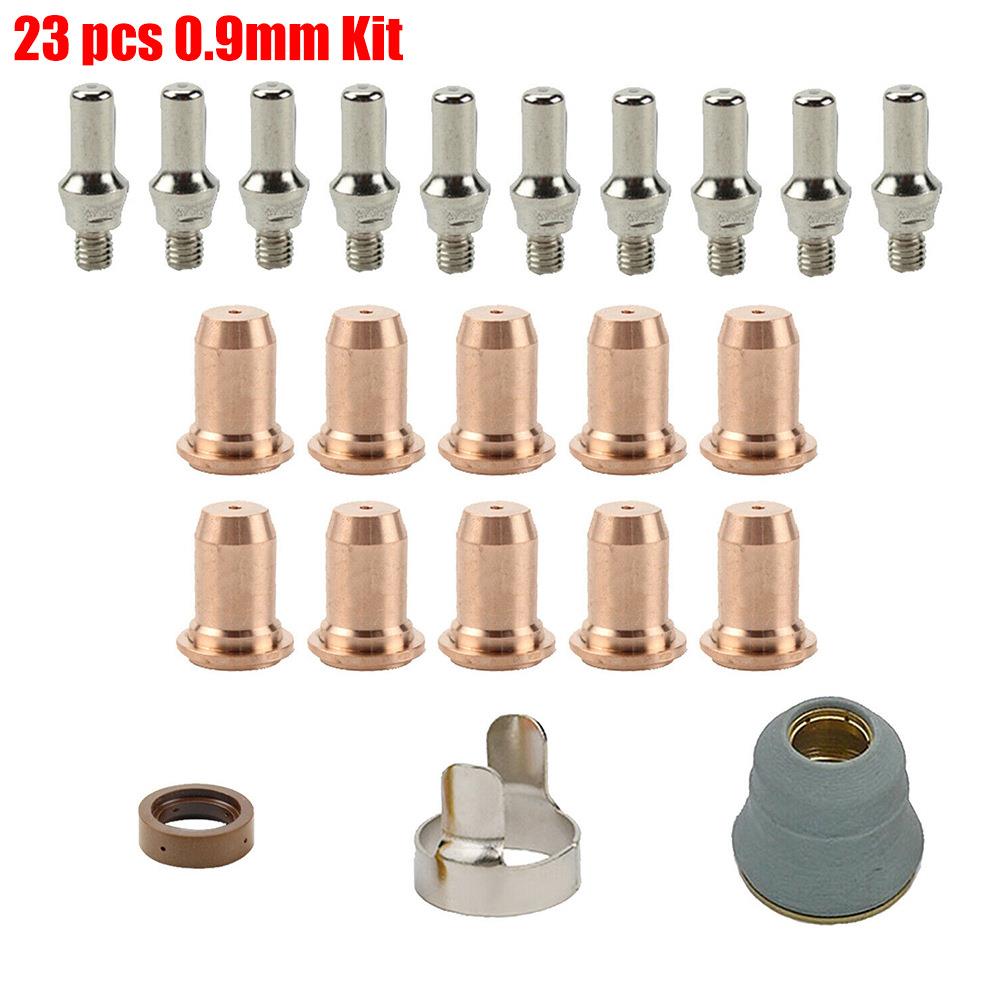 等离子电极割嘴PT60电极喷嘴保护帽支架涡流环23件52582-0.9MM