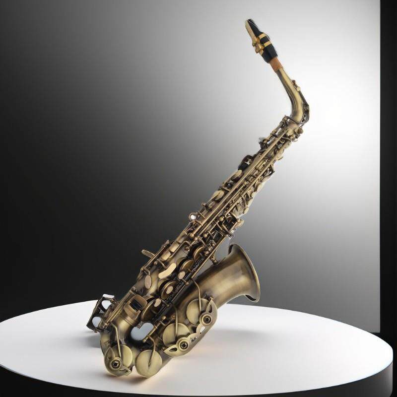 宫泽风降E调中音萨克斯风乐器表面青古铜萨克斯管专业乐队初学