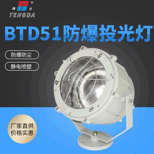 腾达圆形防爆灯250W金卤灯化工厂加油站防腐防水400w防爆投光灯
