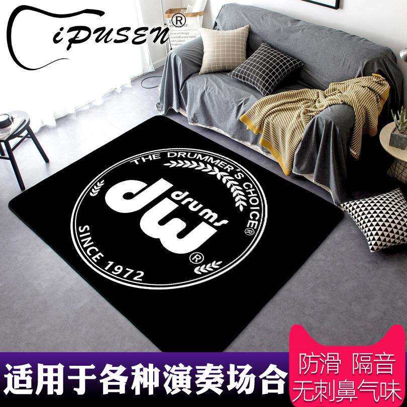 架子鼓地毯电鼓垫防滑地毯 法兰绒做工加厚隔音减震脚垫子钢琴