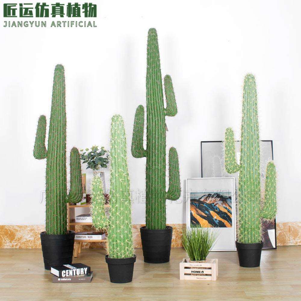 仿真仙人球仙人掌盆栽植物商场人造仙人柱大型仙人棒造景仿真绿植