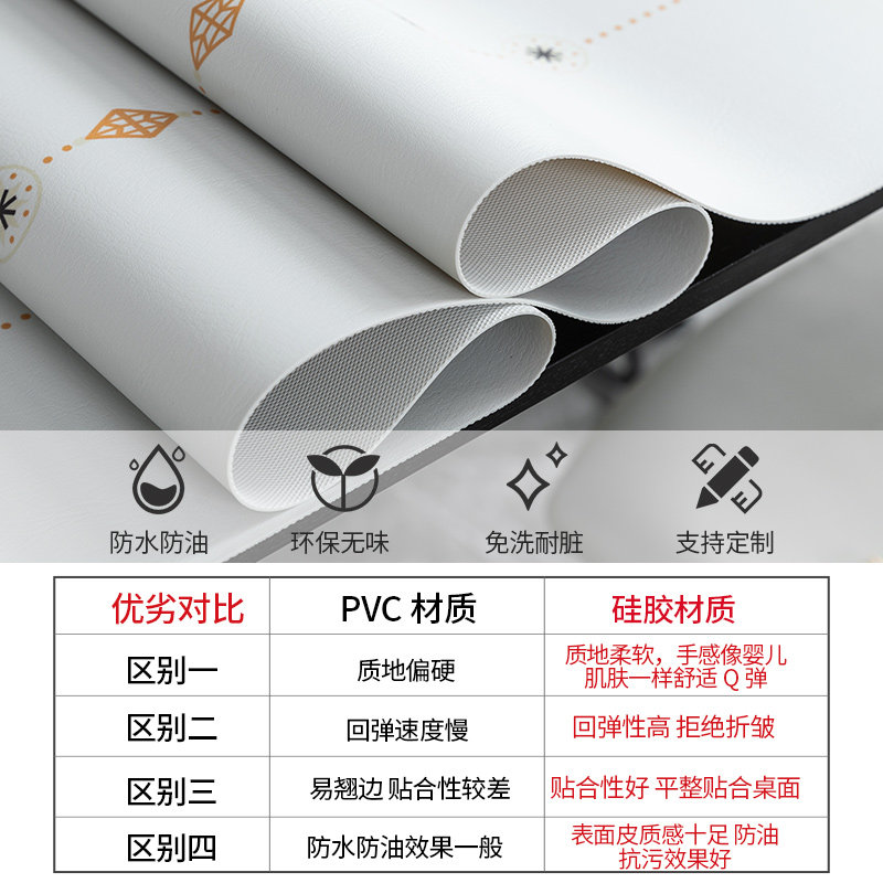 新年红色桌布防水防油茶几垫皮革硅胶八仙麻将桌正方形餐桌布