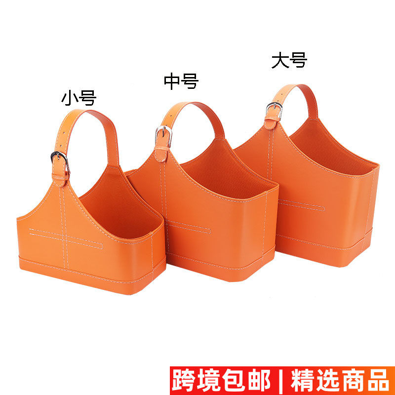 日篮皮质篮礼篮酒店篮皮革皮篮送礼礼篮
