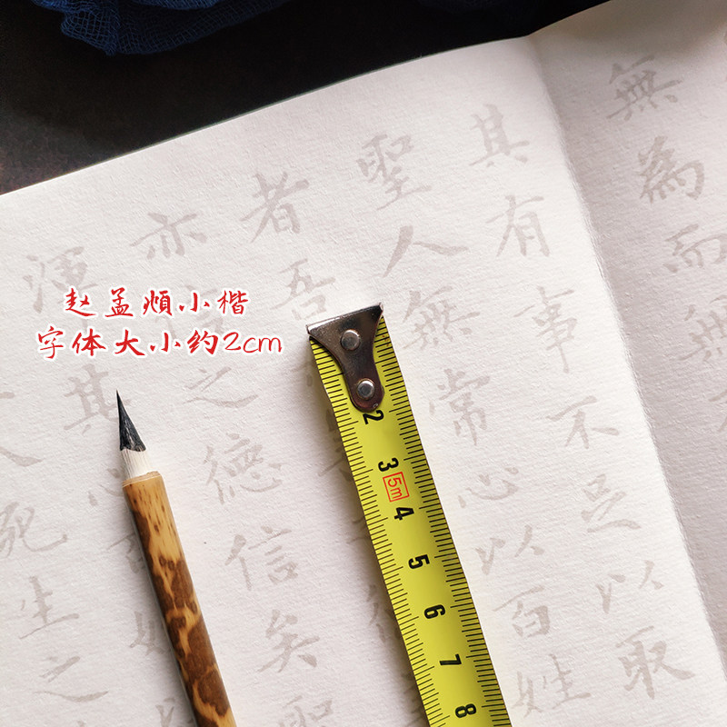 赵孟頫原迹道德经全篇册页临摹毛笔字帖描红本初学者入门书法装