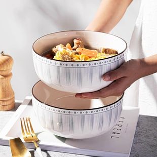 麦德龙日式 小碗特别好看吃饭 新款 米饭碗汤碗家用陶瓷餐具碗碟套装