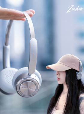 ZAODON mini清新小头戴式耳机女生拍照复古耳机便携小巧蓝牙耳机