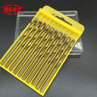 9麻花钻电钻钻头含钴转0 直柄.9.花不锈钢10专用开孔小合金钻头