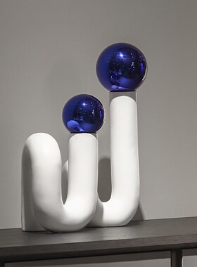 现代客厅装饰品电视柜酒柜摆设样板间售楼处书柜陈设软装