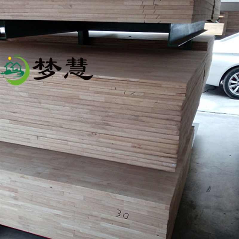 实木橡胶木拼接板家具板集成板橡木木工板