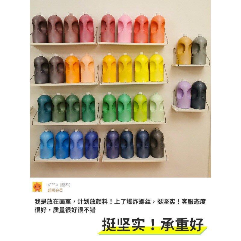 墙上免打墙壁一字隔板床头挂墙装饰卧室木板挂架书架