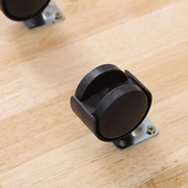 台式 电脑架实木箱盘滑轮带刹车箱增架定制